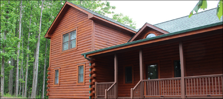 Log Home Staining in Clyde, Ohio